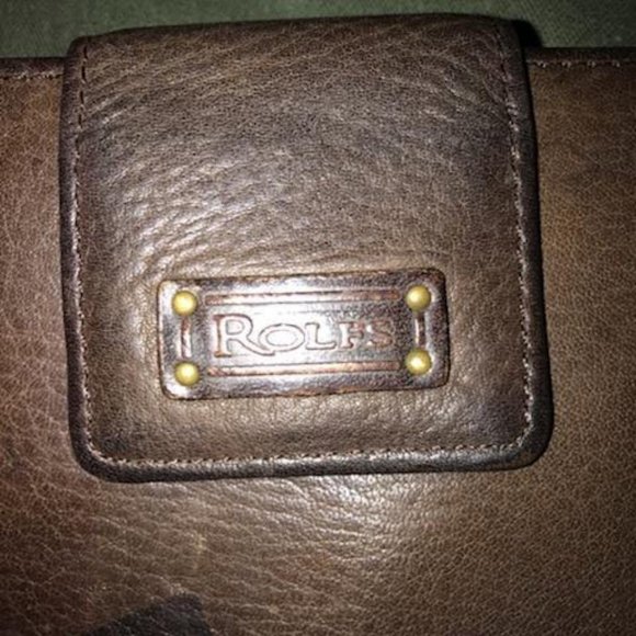 Vintage Rolfs Brown leather wallet - Picture 3 of 7